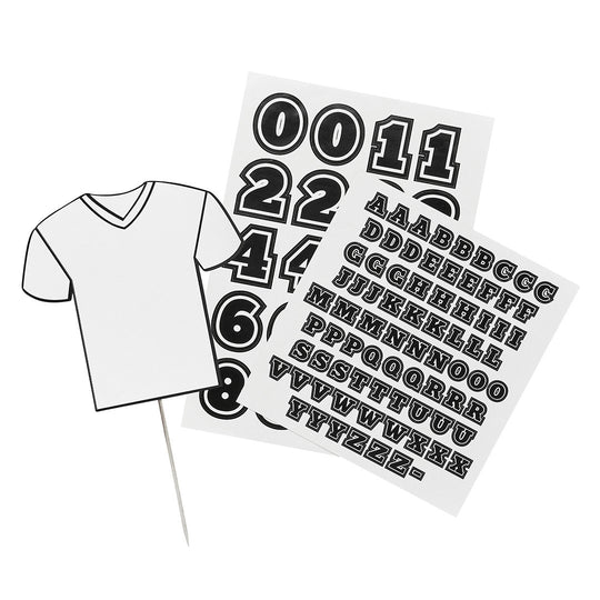 CAKE TOPPER - CUSTOMISABLE FOOTBALL SHIRT