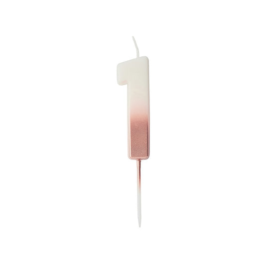 CANDLE - 1 - ROSEGOLD OMBRE