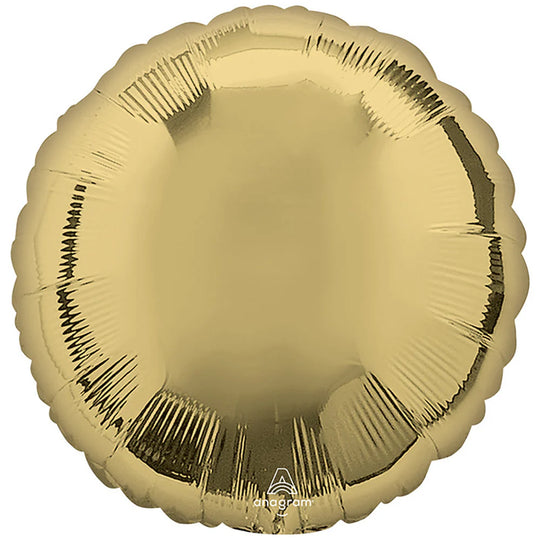 METALLIC - CIRCLE - WHITE GOLD