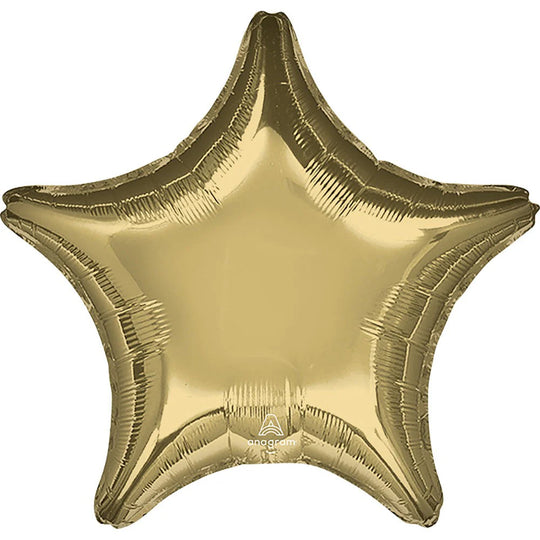 METALLIC - STAR - WHITE GOLD