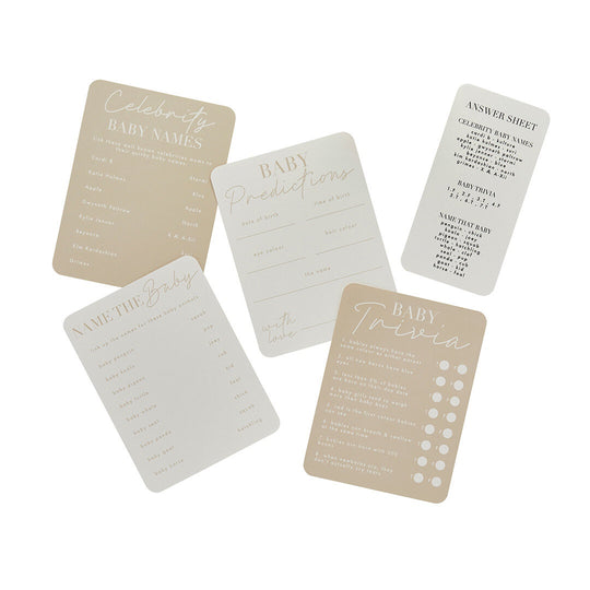 BABY SHOWER ACTIVITY PACK - PACK OF 24