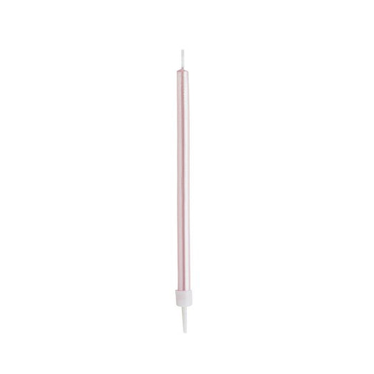 CANDLES - PINK SKINNY - PACK OF 12