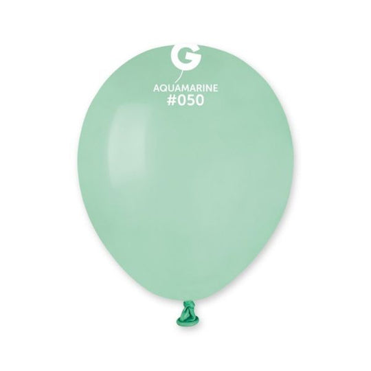 5" LATEX - AQUAMARINE #050 - PACK OF 50