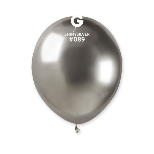 5" LATEX - SHINY SILVER #089 - PACK OF 50