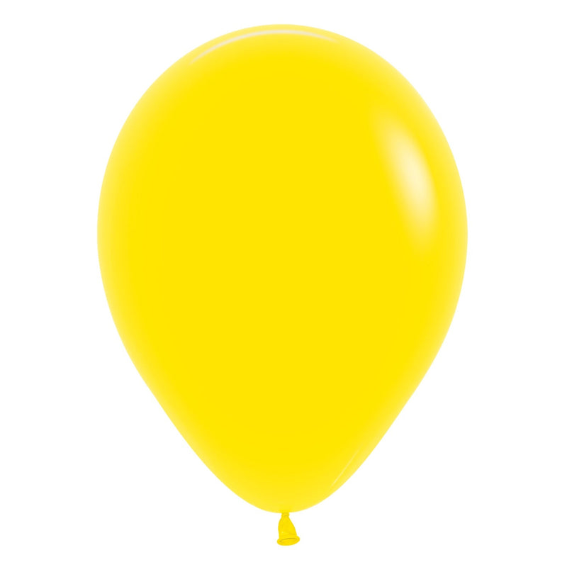 12" LATEX - YELLOW - PACK OF 50-Latex Balloon Packs-Partica Party