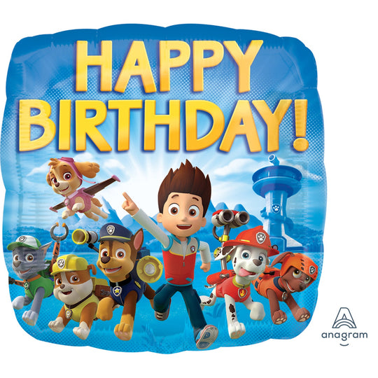 18" FOIL - HAPPY BIRTHDAY - PAW PATROL