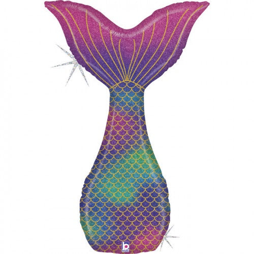 JUMBO FOIL - GLITTER MERMAID TAIL