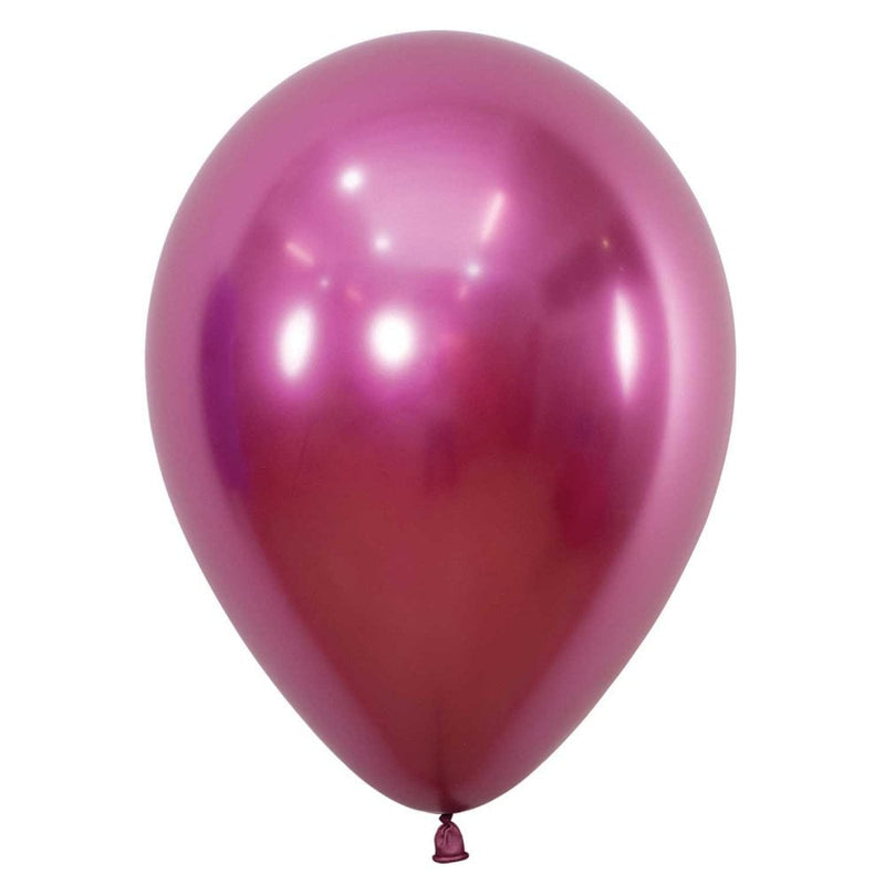5" LATEX - CHROME FUCHSIA - PACK OF 50-Latex Balloon Packs-Partica Party