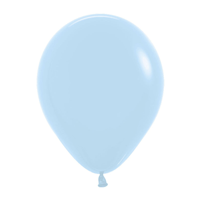 5" LATEX - PASTEL BLUE - PACK OF 100-Latex Balloon Packs-Partica Party