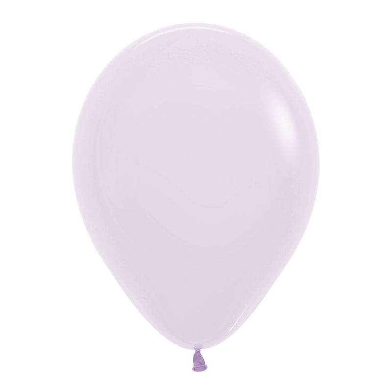 5" LATEX - PASTEL LILAC - PACK OF 100-Latex Balloon Packs-Partica Party