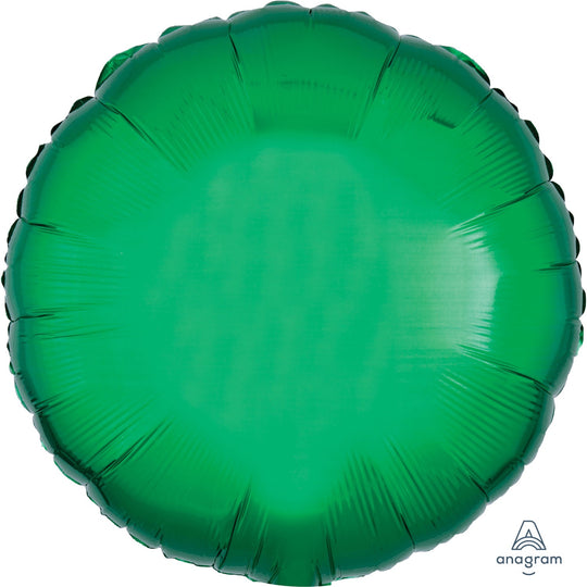 METALLIC - CIRCLE - GREEN