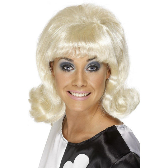 60s FLICK-UP WIG - BLONDE
