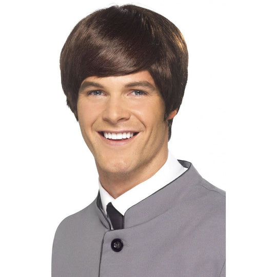 60S MALE MOD WIG - SHORT - BROWN