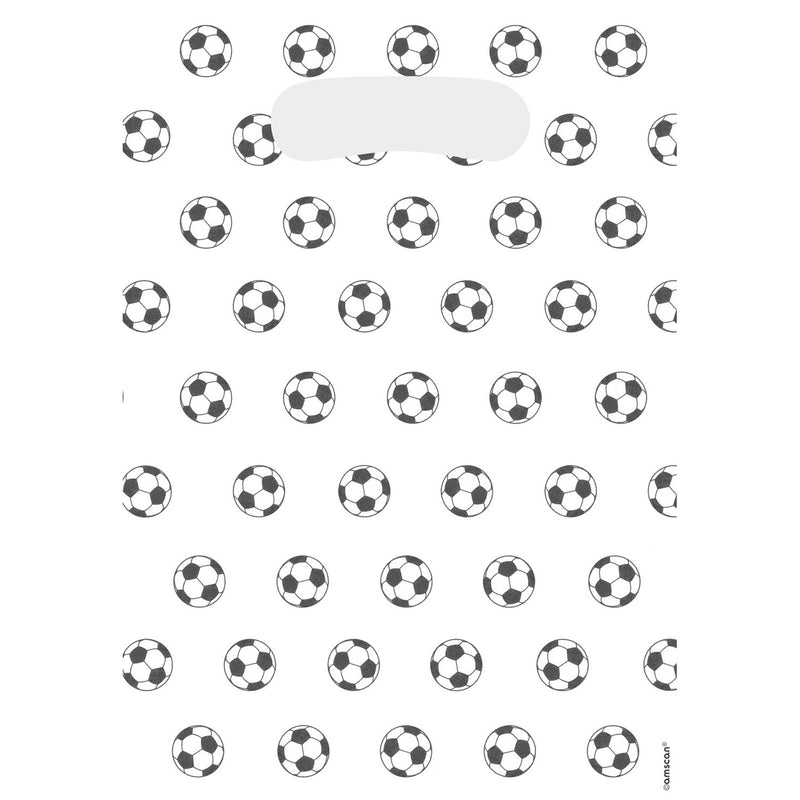 PARTY BAGS - FOOTBALL - PACK OF 8