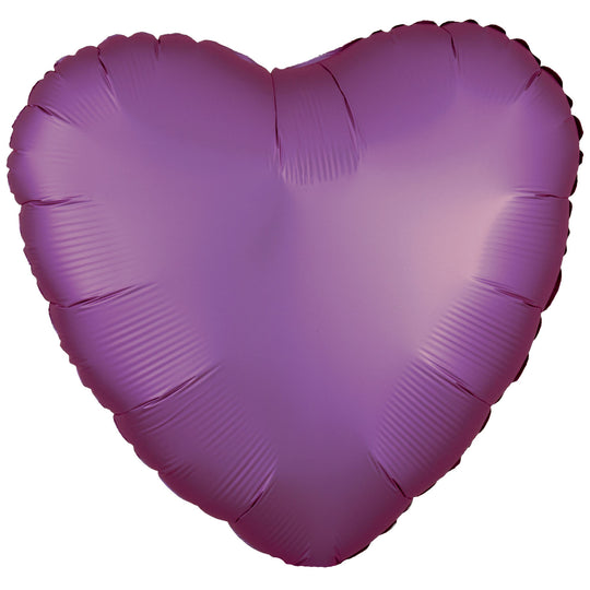 SILK LUSTRE - HEART - FLAMINGO