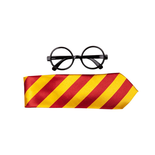 SCHOOL BOY SET - TIE & GLASSES