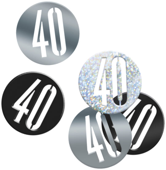CONFETTI - 40th - BLACK