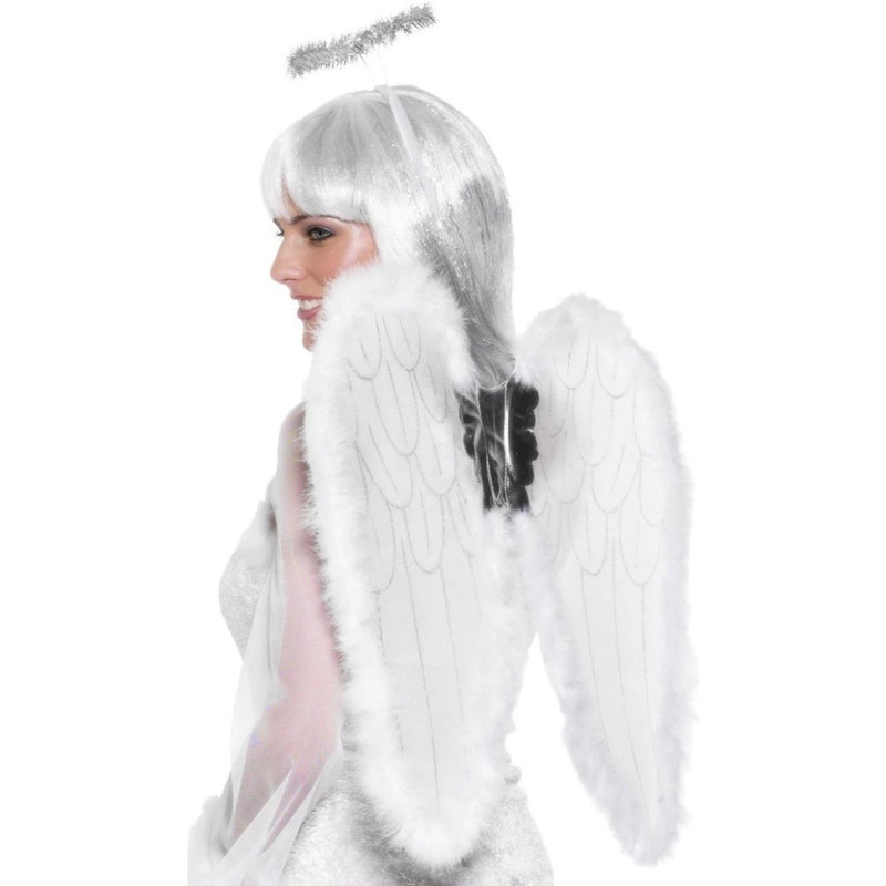 ANGEL SET - WHITE - WINGS & HALO-WINGS-Partica Party