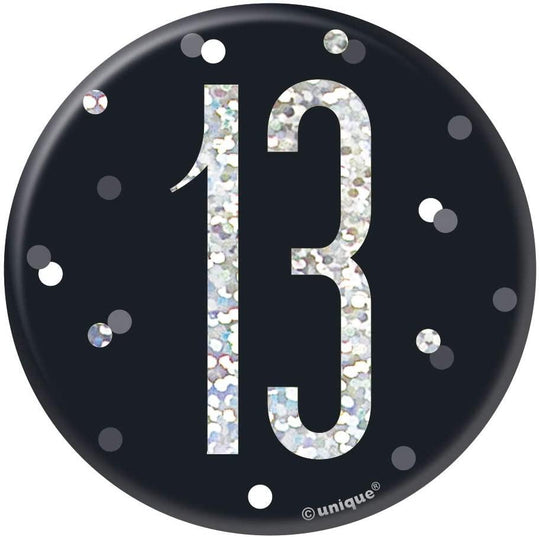 BADGE - 13th - BLACK