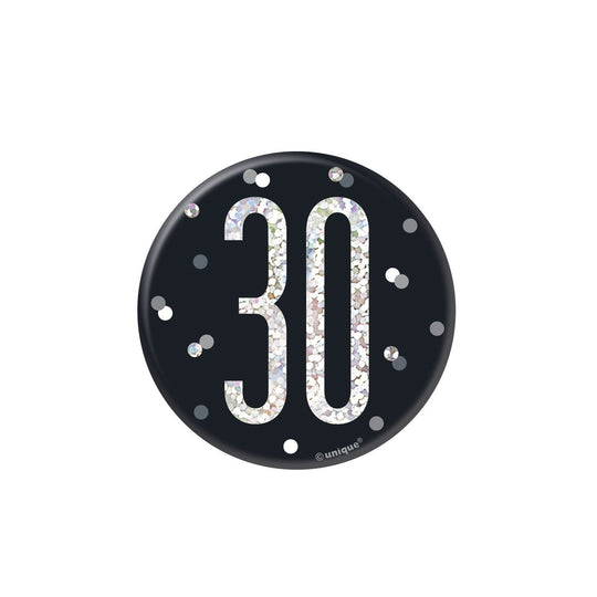 BADGE - 30th - BLACK