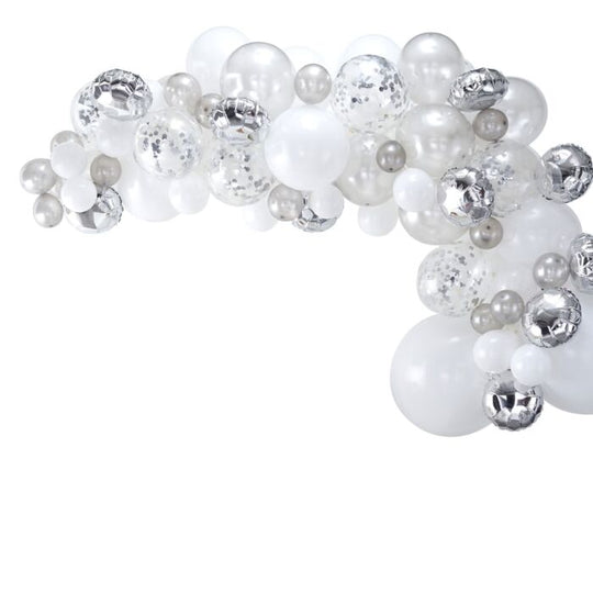 BALLOON ARCH KIT - SILVER