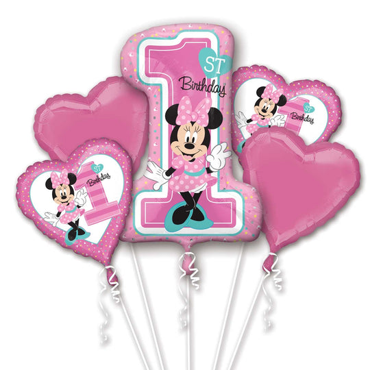 BOUQUET - 1ST BIRTHDAY - MINNIE MOUSE