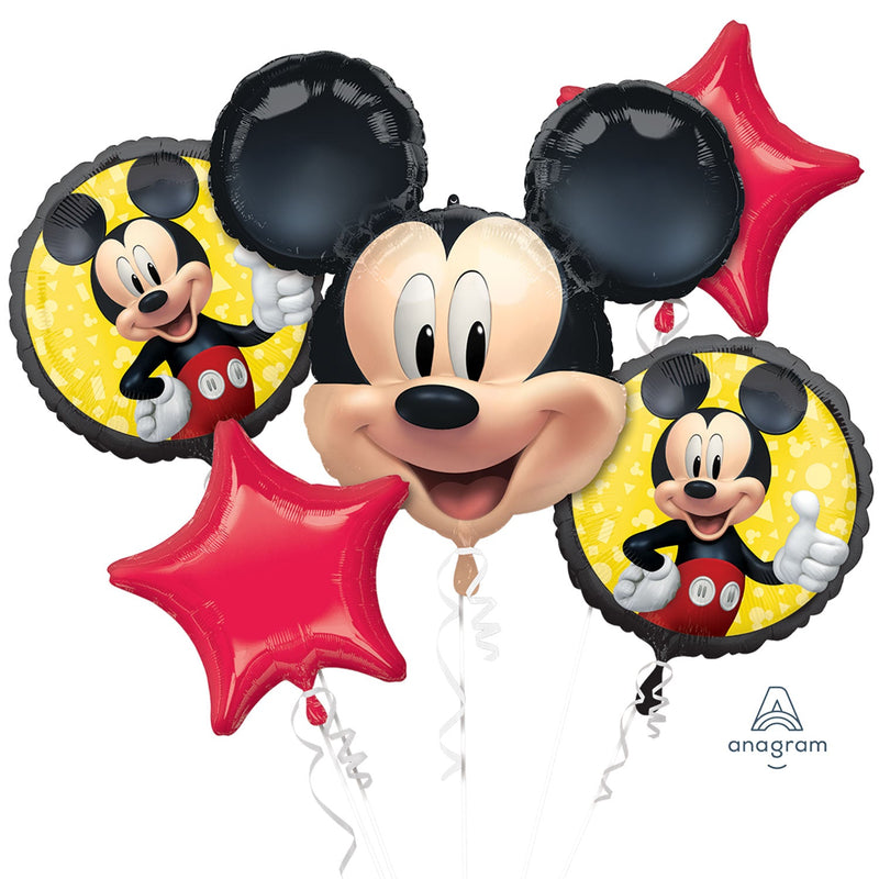 BOUQUET - MICKEY MOUSE FOREVER-MICKEY & MINNIE MOUSE BALLOONS-Partica Party