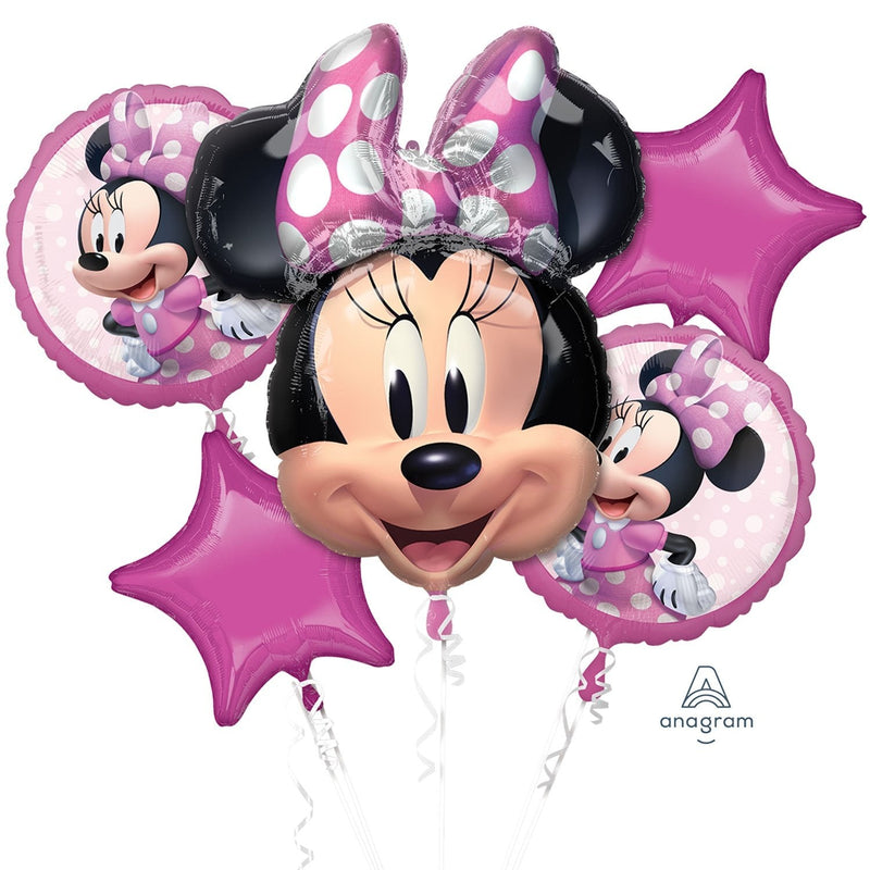 BOUQUET - MINNIE MOUSE FOREVER-MICKEY & MINNIE MOUSE BALLOONS-Partica Party