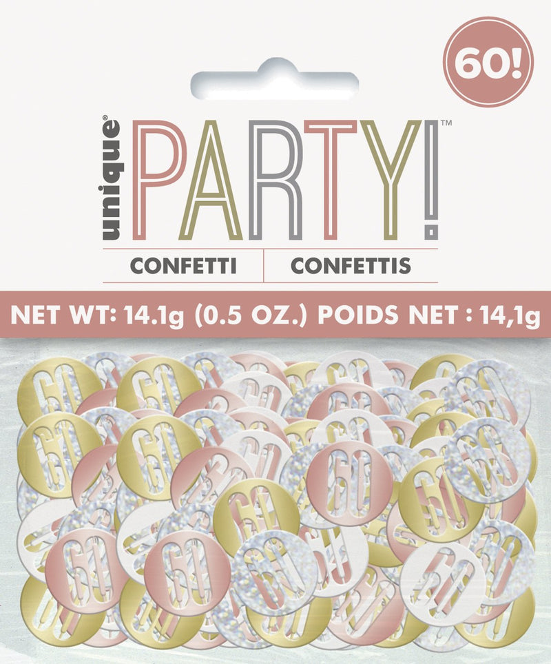 CONFETTI - 60 - ROSE GOLD-CONFETTI-Partica Party