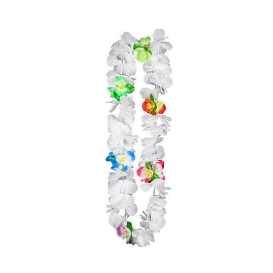 DELUXE ORCHID LEI - WHITE MULTI