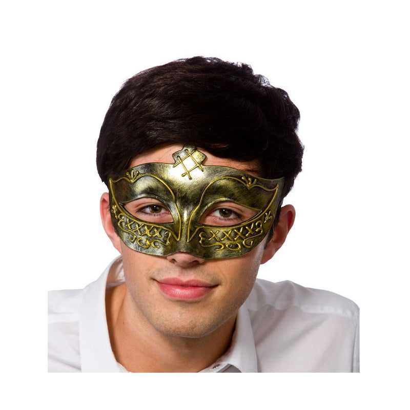 GLADIATOR EYEMASK - SILVER-MASK-Partica Party