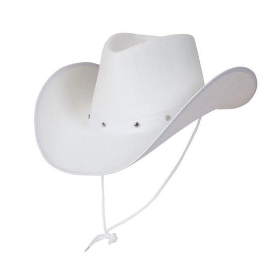 TEXAN COWBOY HAT - WHITE