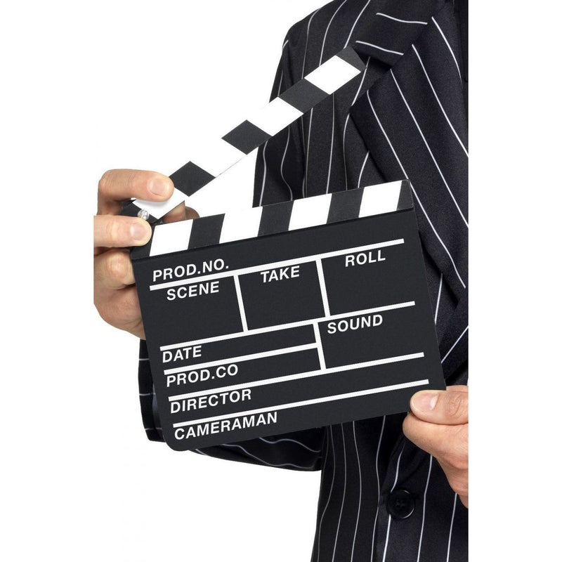 HOLLYWOOD STYLE CLAPPER BOARD - BLACK-1920-Partica Party
