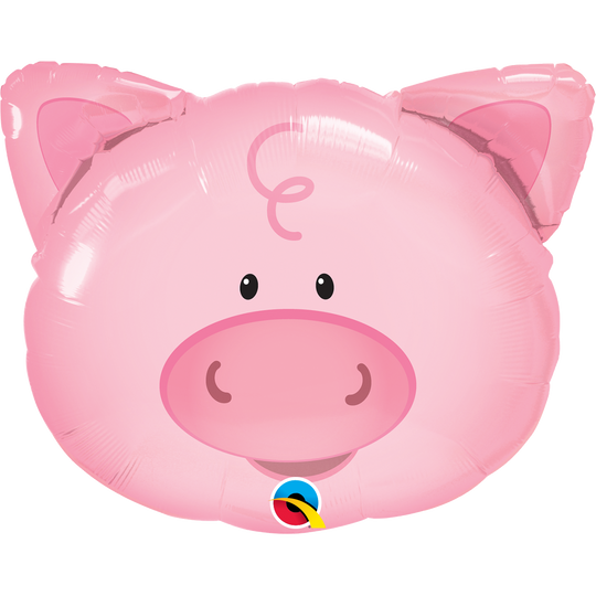 JUMBO FOIL BALLOON - PLAYFUL PIG
