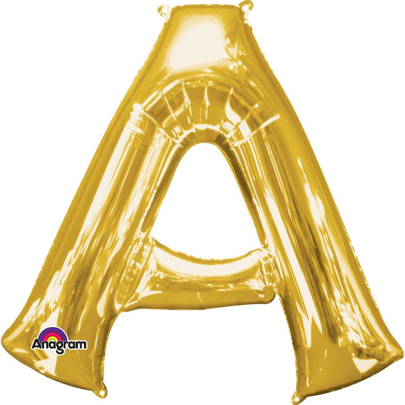 JUMBO LETTER - A - GOLD-JUMBO LETTER-Partica Party