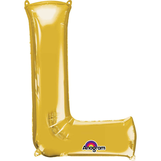 JUMBO LETTER - L - GOLD