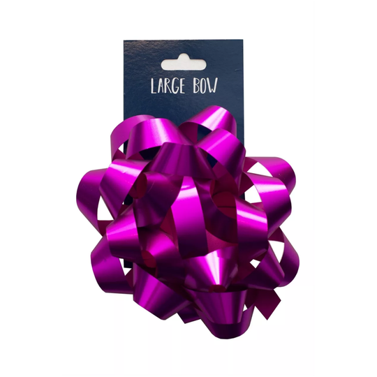 LARGE BOW - FUSCHIA