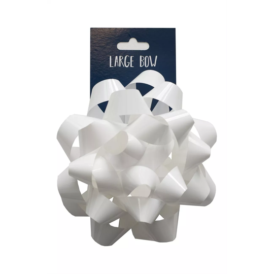 LARGE BOW - WHITE