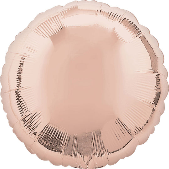 METALLIC - CIRCLE - ROSE GOLD