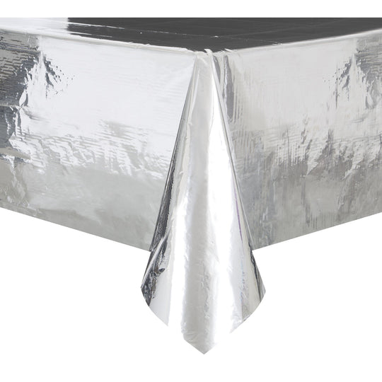 TABLECOVER - METALLIC SILVER - RECTANGLE