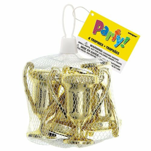 PARTY BAG FILLERS - 4 TROPHIES