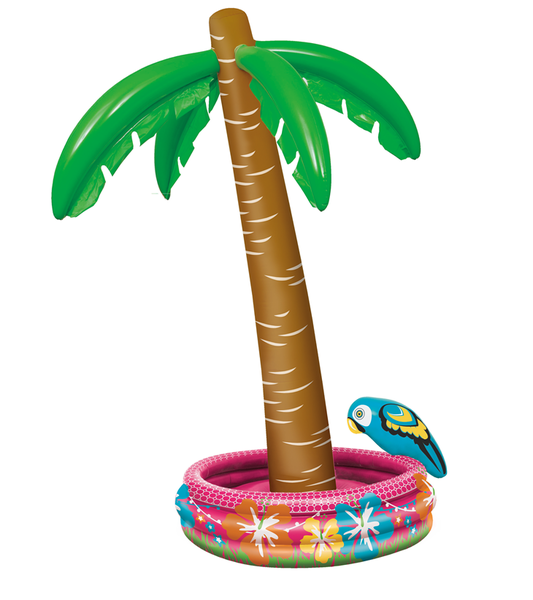 INFLATABLE PALM TREE DRINKS COOLER