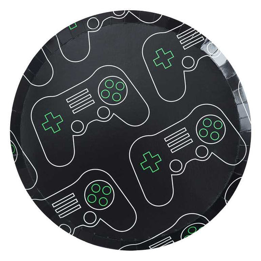 PAPER PLATES - GAMES CONTROLLER - PACK OF 8