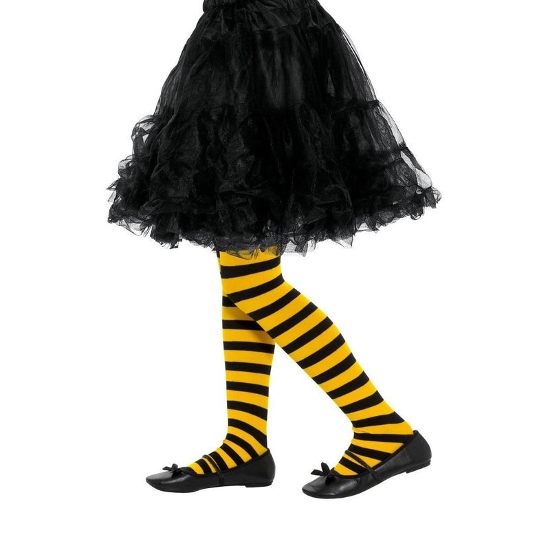 KIDS TIGHTS - BEE STRIPE-TIGHTS & STOCKINGS-Partica Party