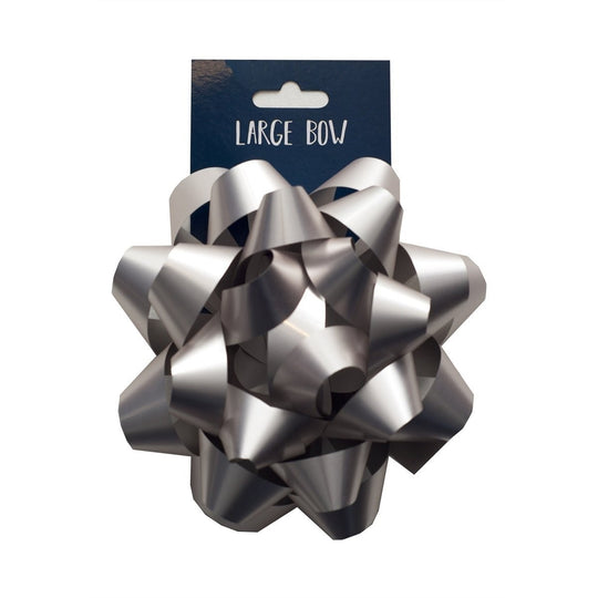 LARGE BOW - SILVER