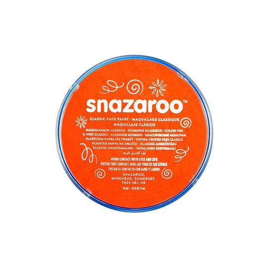 SNAZAROO FACE PAINT - DARK ORANGE - 18ML
