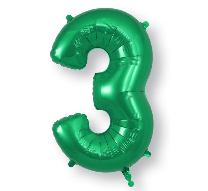JUMBO NUMBER - 3 - GREEN – Partica