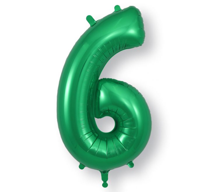 JUMBO NUMBER - 6 - GREEN