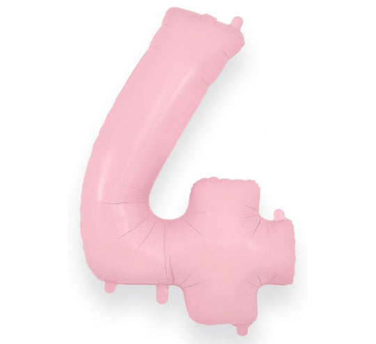 JUMBO NUMBER - 4 - MATTE PINK