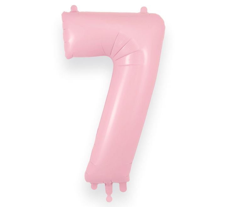 JUMBO NUMBER - 7 - MATTE PINK